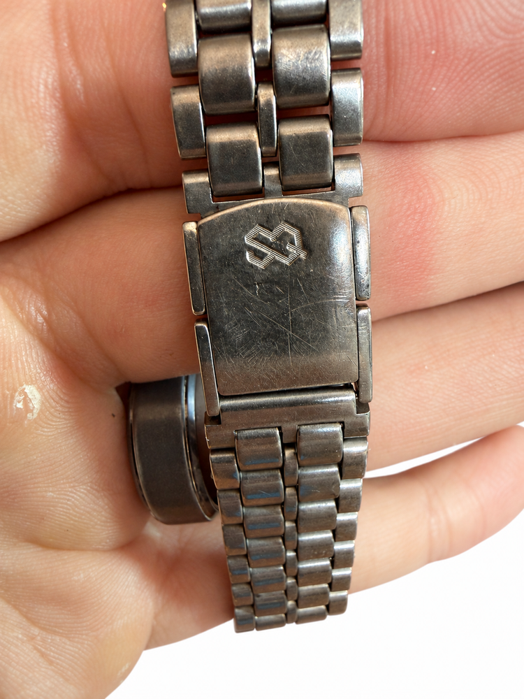 Vintage Seiko Quartz 8128-8030 “Royal Oak” Style - Black Dial - Stainless Case